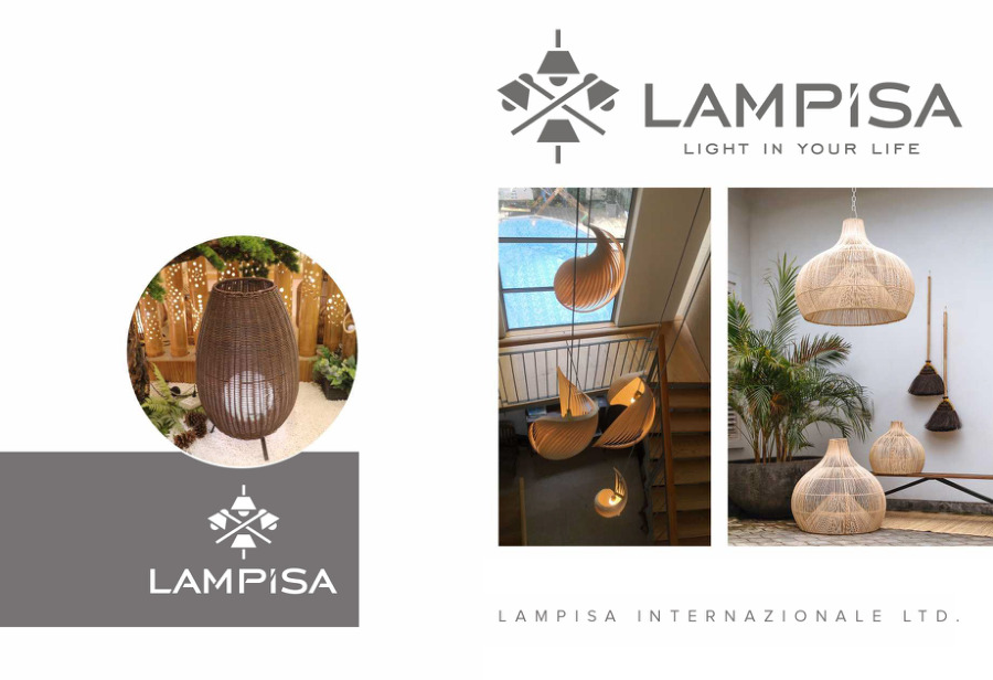Lampisa Bamboo & Rattan Lighting Catalogue catalogue — complete original artwork