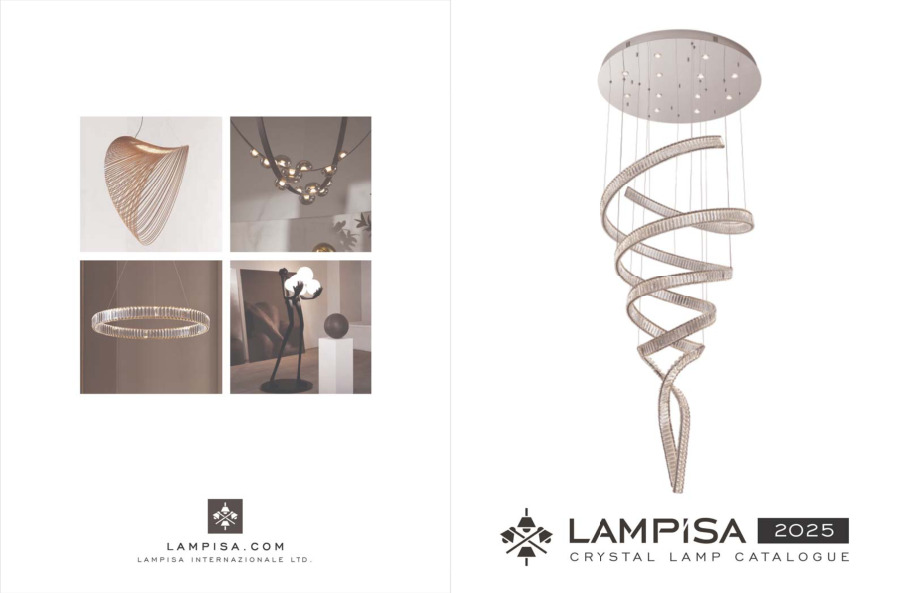 Lampisa Crystal Lighting Catalogue 2025 catalogue — complete original artwork